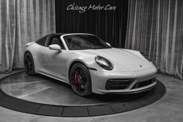 Used-2023-Porsche-911-Targa-4-GTS-Only-900-Miles-Front-Lift-ChalkBlack-LOADED-Paint-Protection