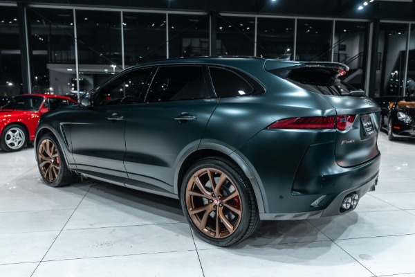 Used-2020-Jaguar-F-PACE-SVR-SUV-RARE-Satin-British-Racing-Green-Carbon-Trim-Supercharged-V8