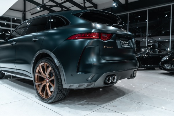 Used-2020-Jaguar-F-PACE-SVR-SUV-RARE-Satin-British-Racing-Green-Carbon-Trim-Supercharged-V8