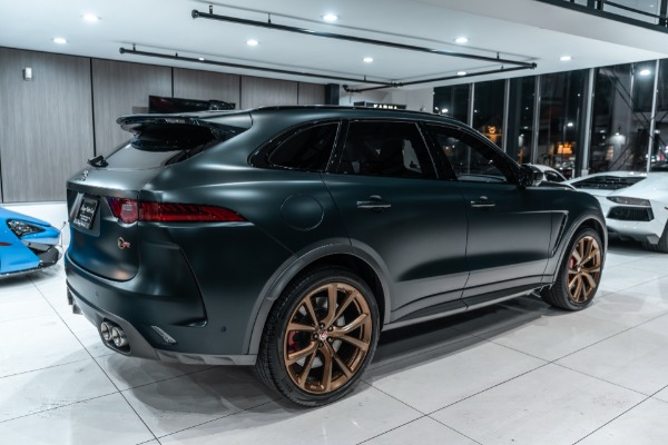 Used-2020-Jaguar-F-PACE-SVR-SUV-RARE-Satin-British-Racing-Green-Carbon-Trim-Supercharged-V8