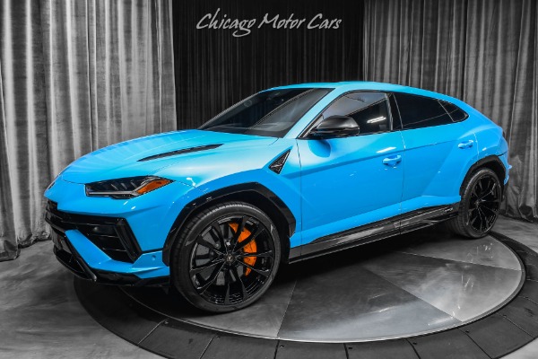 Used-2024-Lamborghini-Urus-S-SUV-Blu-Cepheus-Only-175-Miles-3D-B-O-Audio-Style-Pack-LOADED