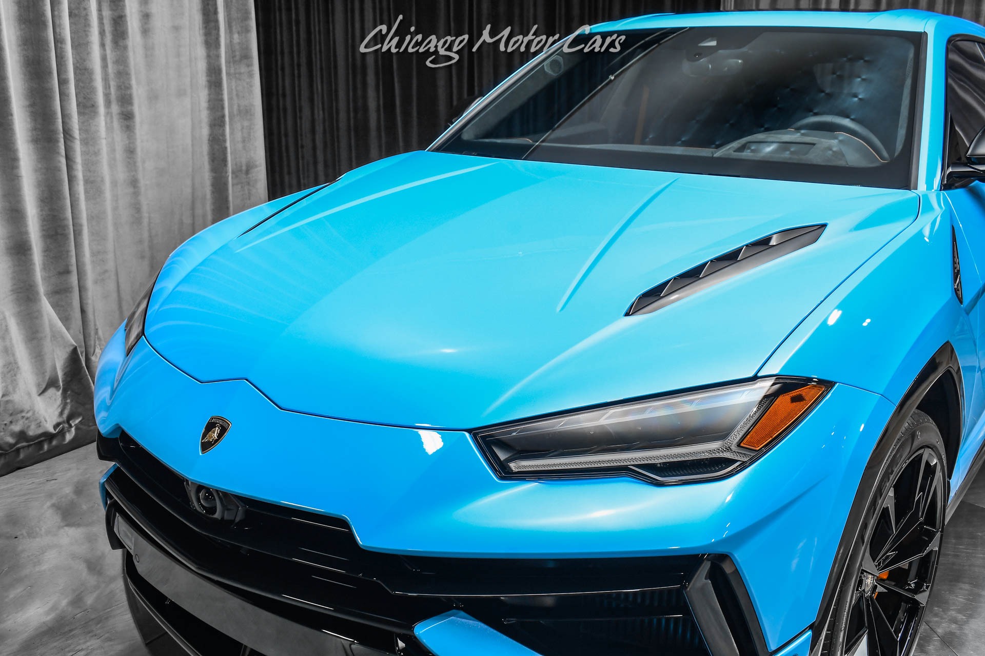 Used-2024-Lamborghini-Urus-S-SUV-Blu-Cepheus-Only-175-Miles-3D-B-O-Audio-Style-Pack-LOADED