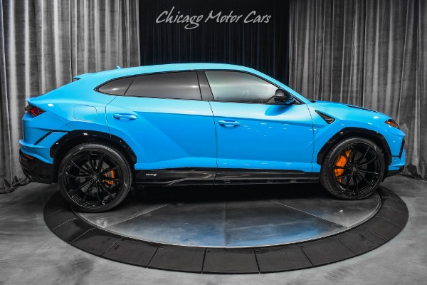 Used-2024-Lamborghini-Urus-S-SUV-Blu-Cepheus-Only-175-Miles-3D-B-O-Audio-Style-Pack-LOADED