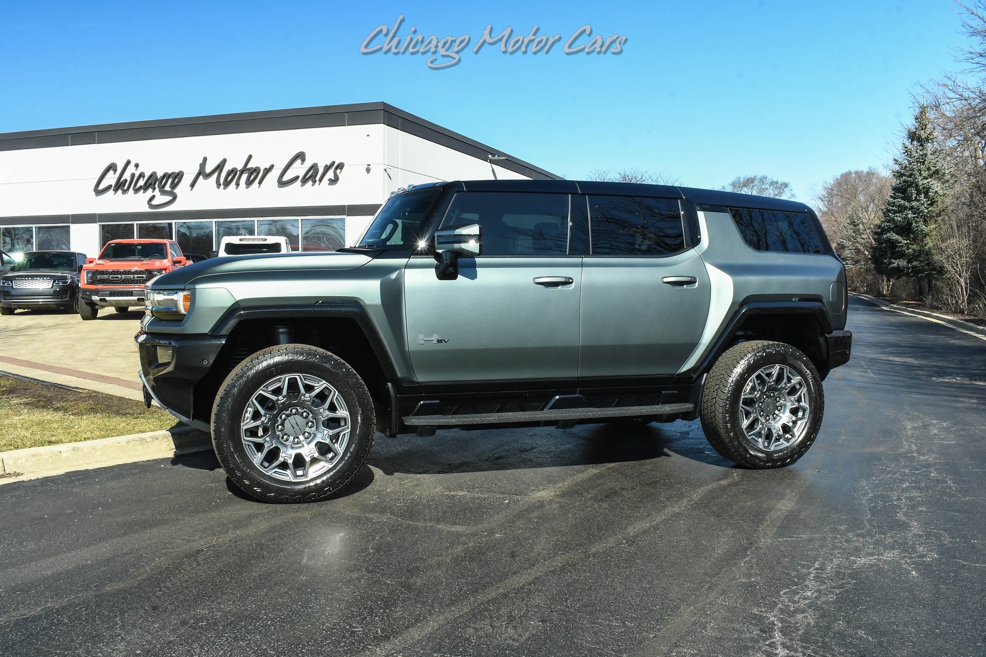 Used-2024-GMC-HUMMER-EV-3X-Edition-1-SUV-Moonshot-Matte-Green-1000-HP--11500-TQ-ONLY-3k-Miles