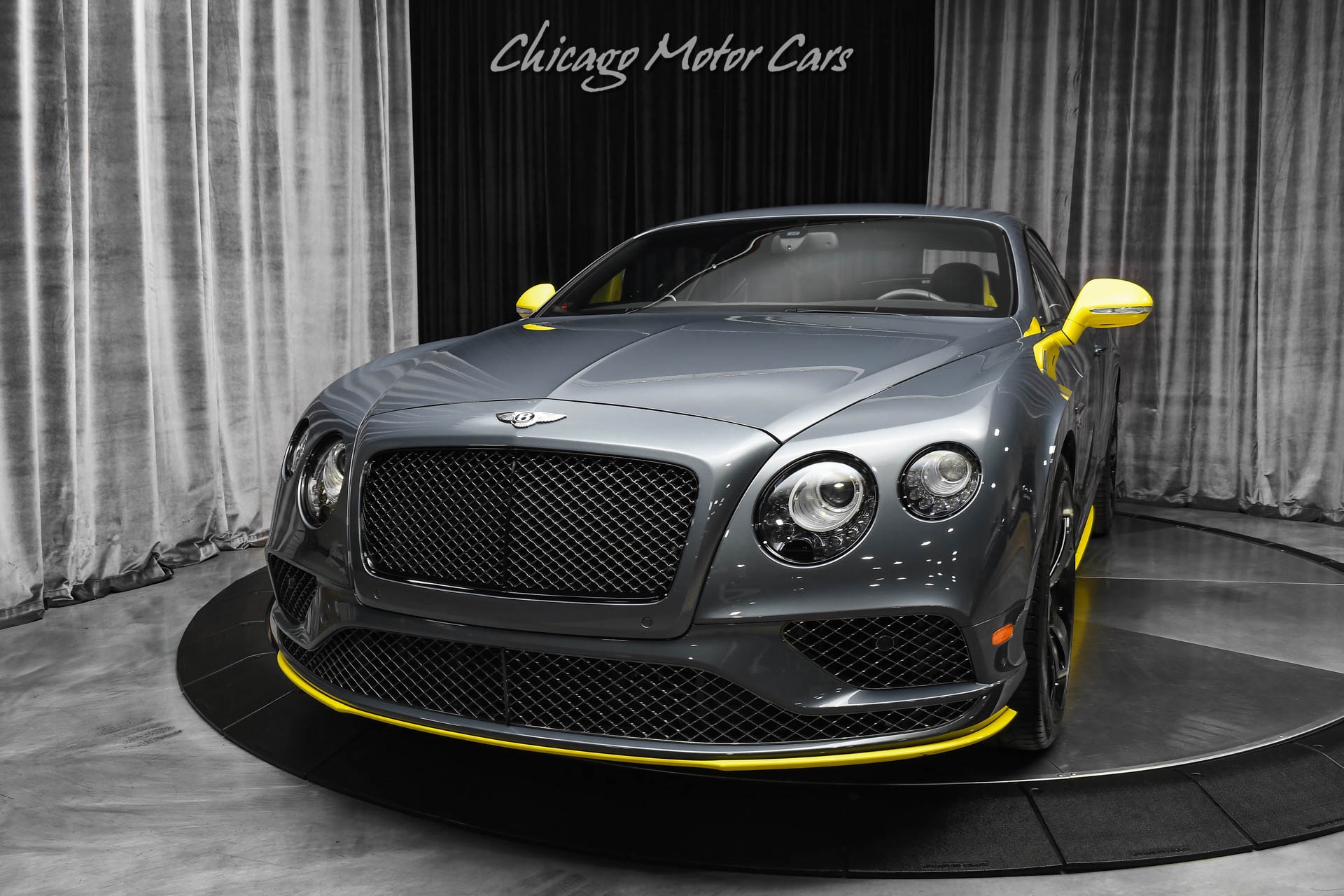 Used-2017-Bentley-Continental-GT-Speed-Black-Edition-WCyber-Yellow-Accents-Low-Miles-Loaded