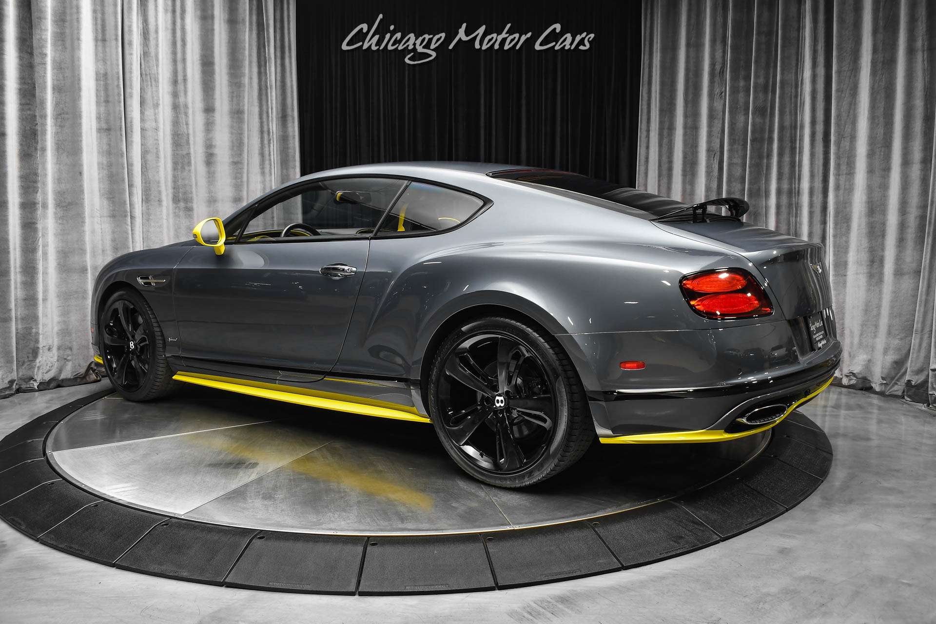 Used-2017-Bentley-Continental-GT-Speed-Black-Edition-WCyber-Yellow-Accents-Low-Miles-Loaded