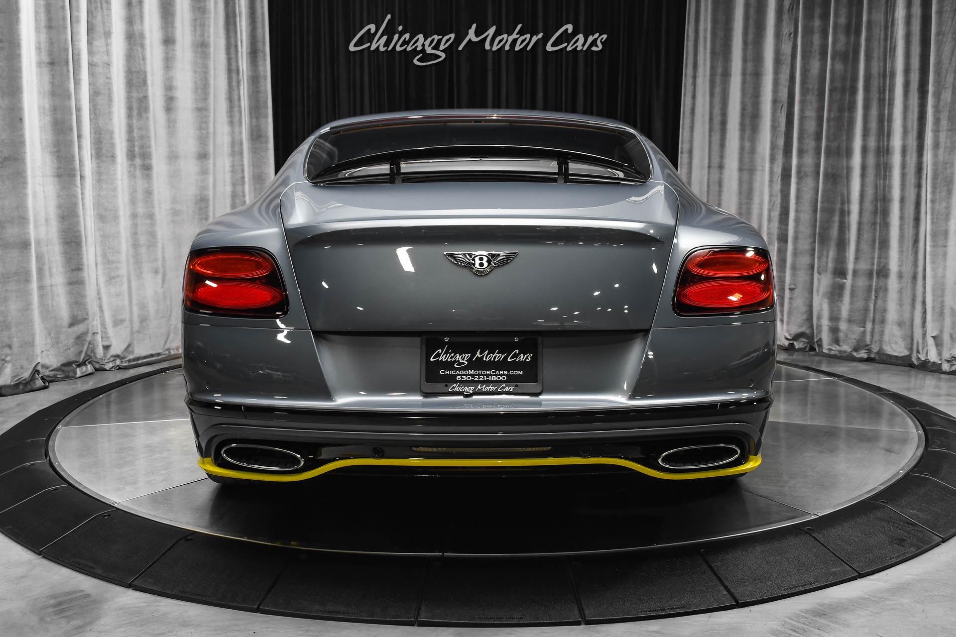 Used-2017-Bentley-Continental-GT-Speed-Black-Edition-WCyber-Yellow-Accents-Low-Miles-Loaded