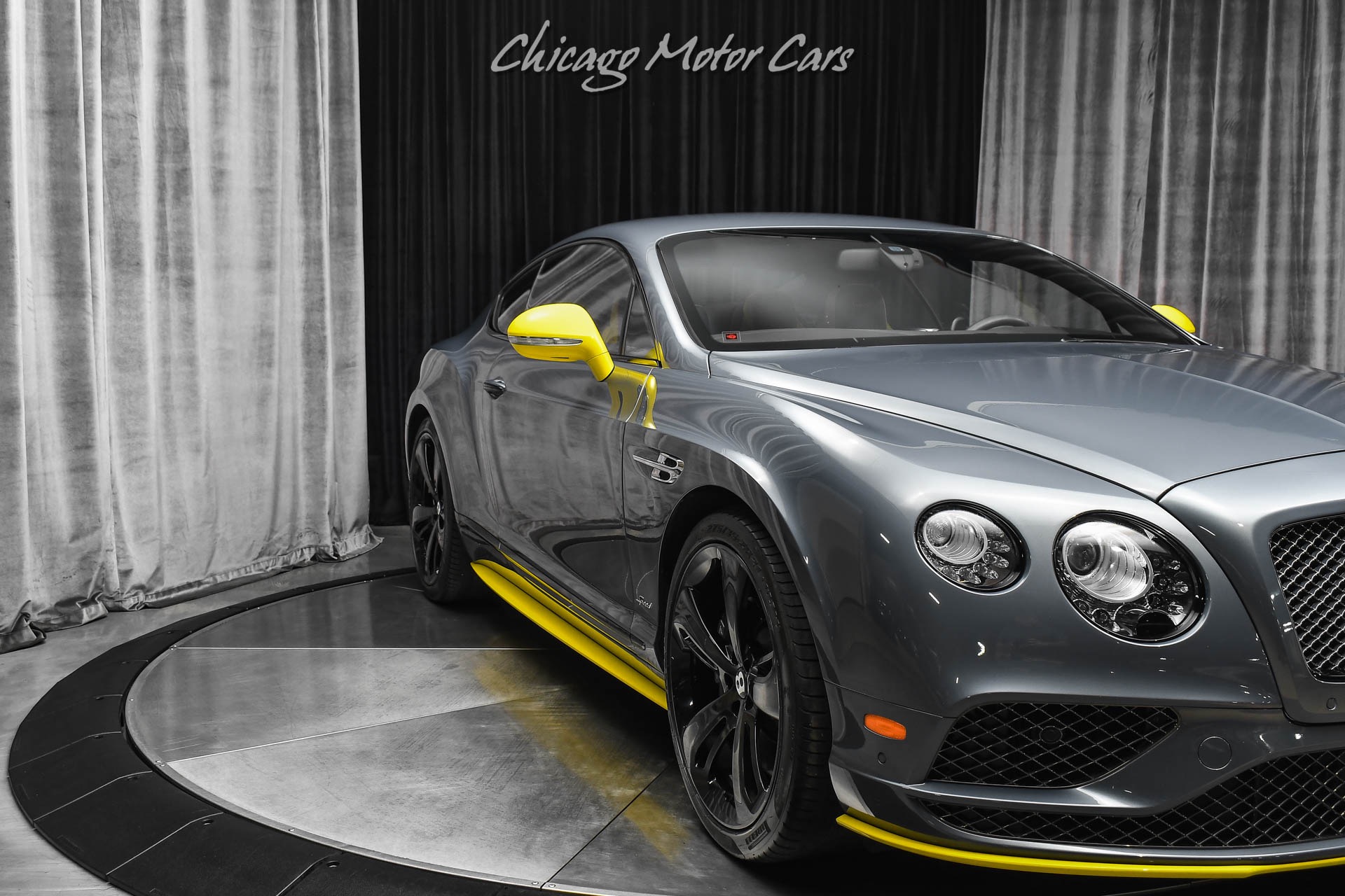 Used-2017-Bentley-Continental-GT-Speed-Black-Edition-WCyber-Yellow-Accents-Low-Miles-Loaded