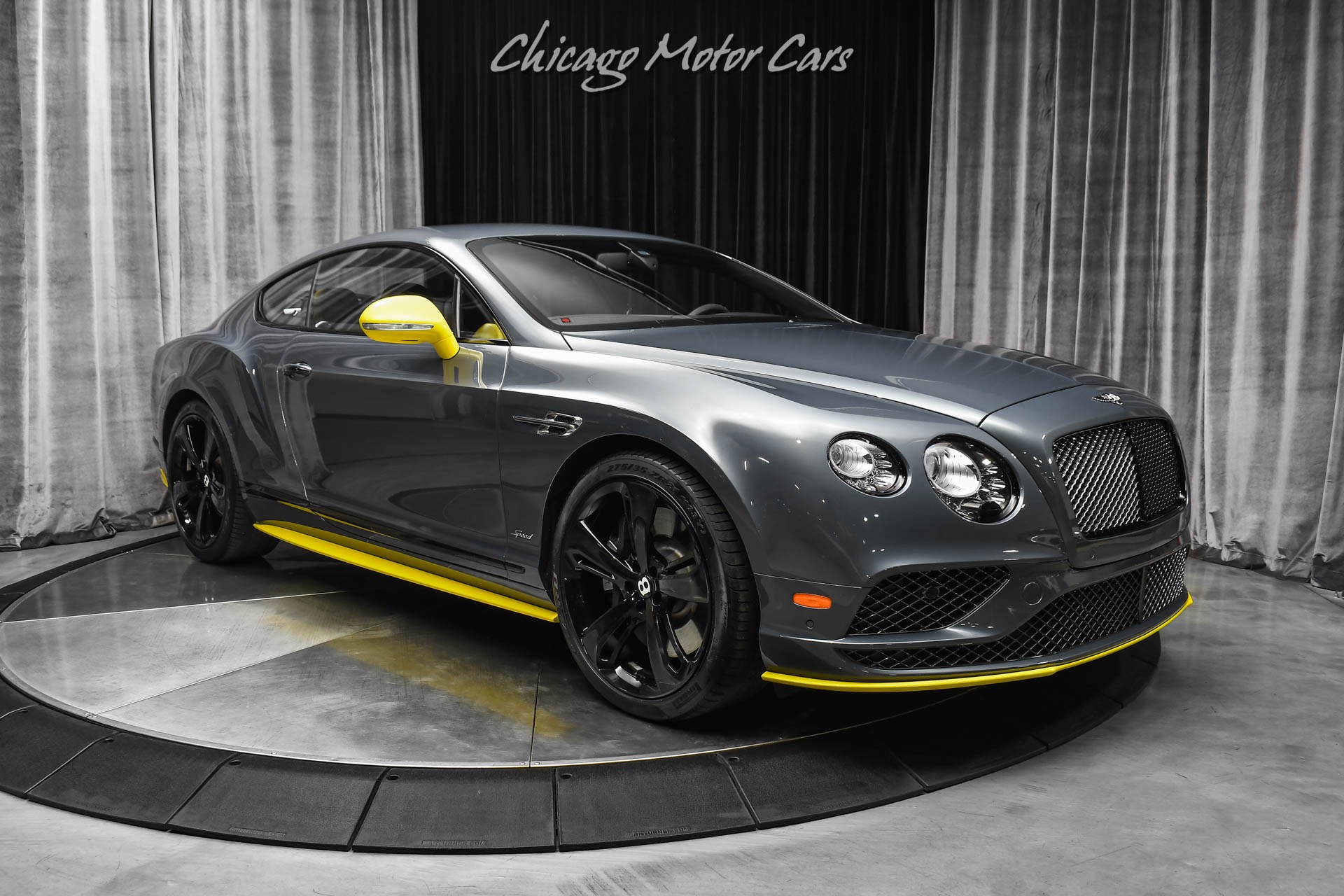 Used-2017-Bentley-Continental-GT-Speed-Black-Edition-WCyber-Yellow-Accents-Low-Miles-Loaded