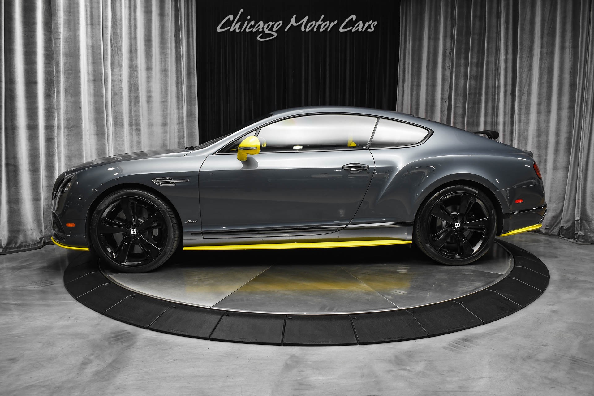 Used-2017-Bentley-Continental-GT-Speed-Black-Edition-WCyber-Yellow-Accents-Low-Miles-Loaded