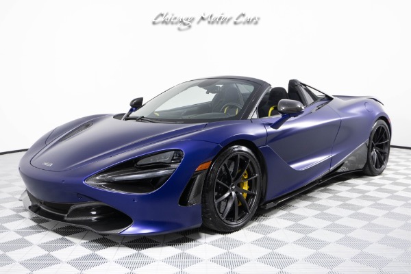 Used-2020-McLaren-720S-Spider-Performance-MSO-Lantana-Purple-TONS-Of-Carbon-Fiber-Loaded