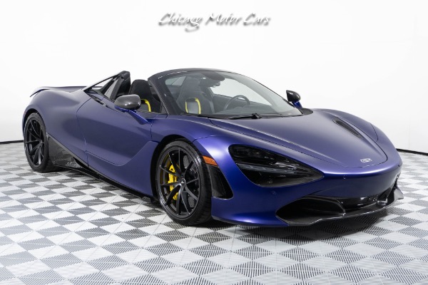 Used-2020-McLaren-720S-Spider-Performance-MSO-Lantana-Purple-TONS-Of-Carbon-Fiber-Loaded