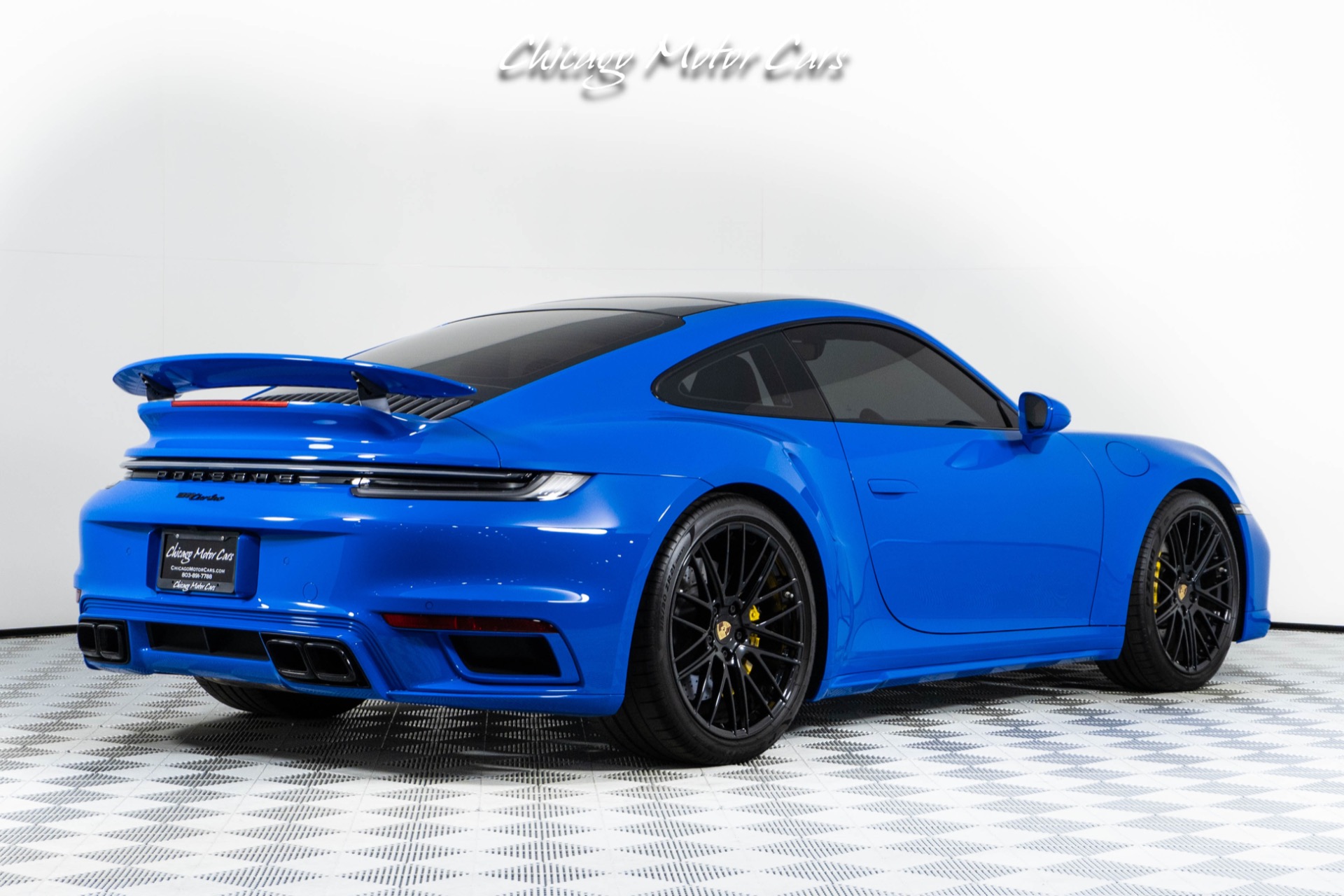 Used-2022-Porsche-911-Turbo-Coupe-Pano-Sunroof-RARE-Shark-Blue-ONLY-6K-Miles-Loaded