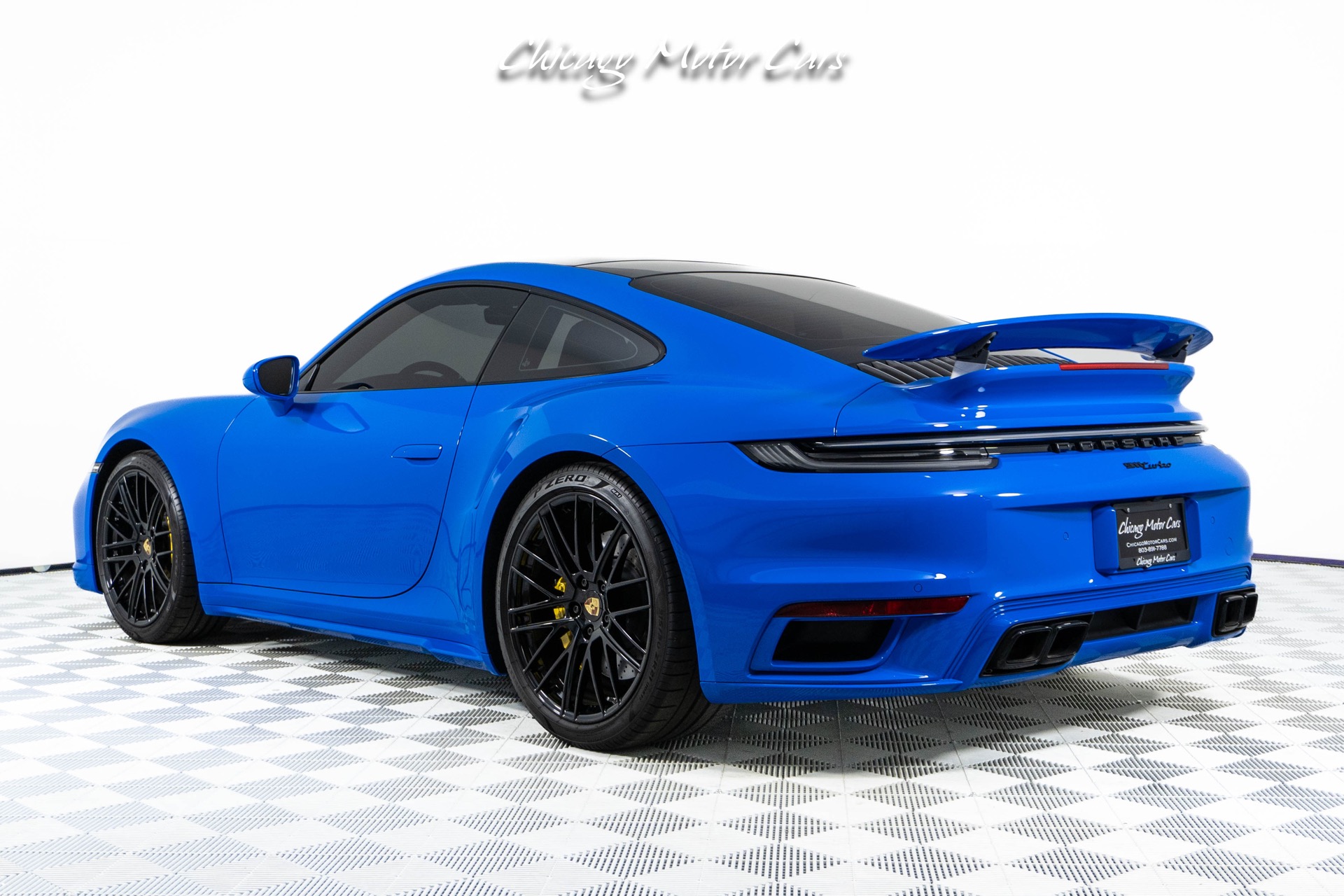 Used-2022-Porsche-911-Turbo-Coupe-Pano-Sunroof-RARE-Shark-Blue-ONLY-6K-Miles-Loaded