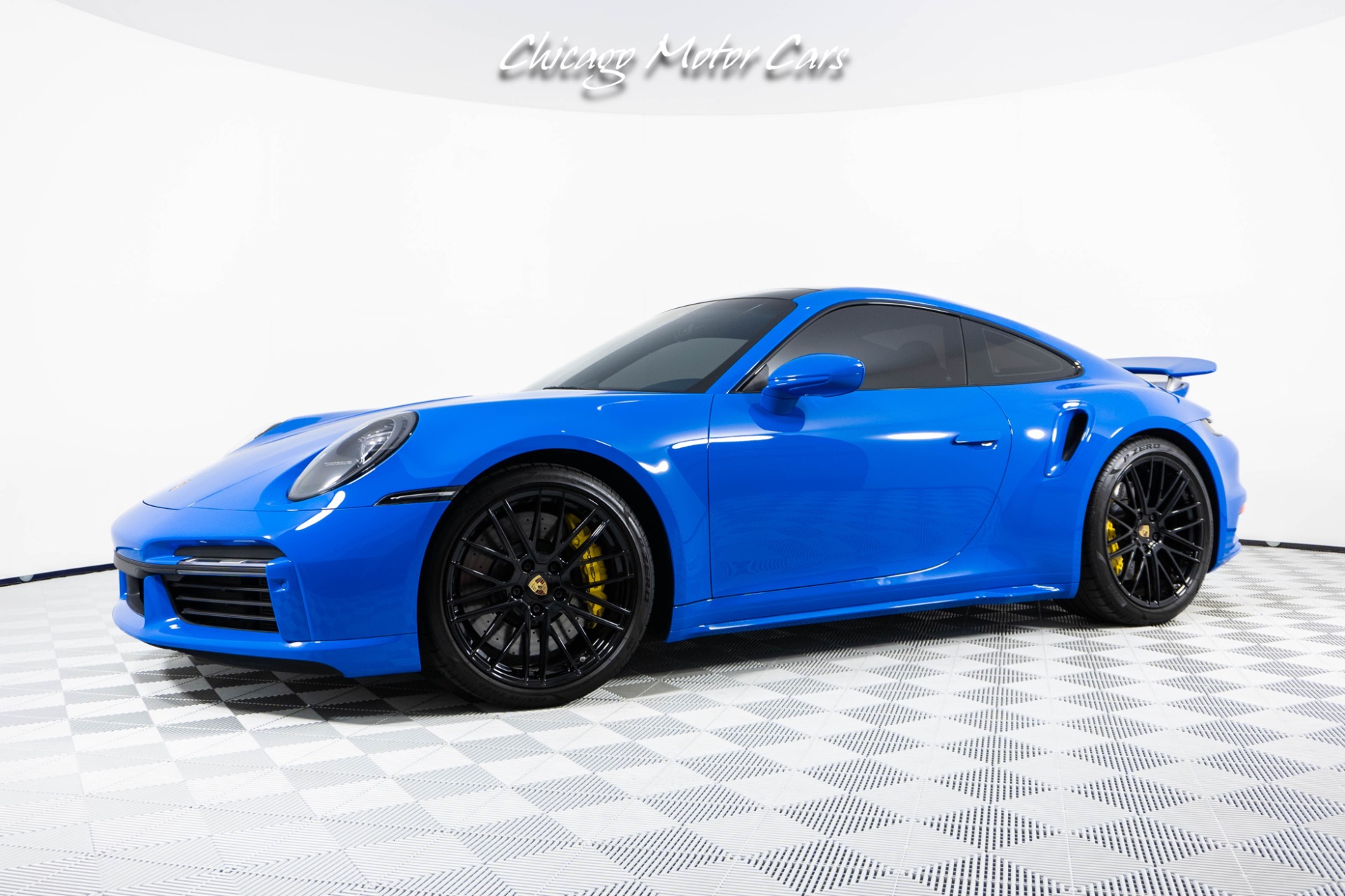 Used-2022-Porsche-911-Turbo-Coupe-Pano-Sunroof-RARE-Shark-Blue-ONLY-6K-Miles-Loaded