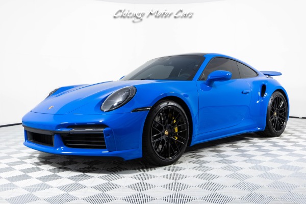 Used-2022-Porsche-911-Turbo-Coupe-Pano-Sunroof-RARE-Shark-Blue-ONLY-6K-Miles-Loaded