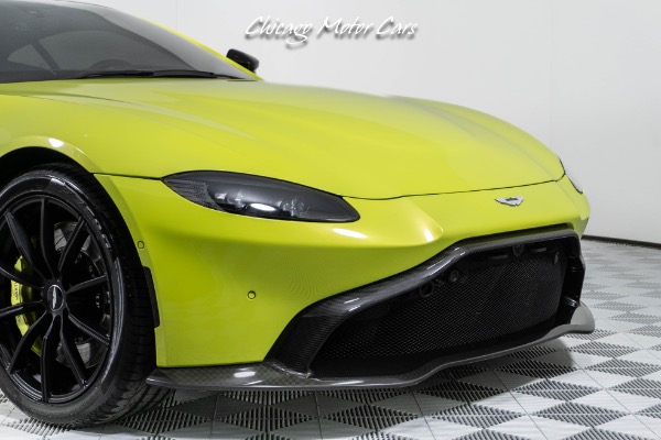 Used-2019-Aston-Martin-Vantage-AML-Lime-Essence-Paint-Carbon-Fiber-Pack-Sports-Plus-Loaded