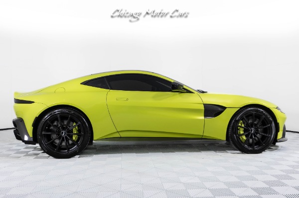 Used-2019-Aston-Martin-Vantage-AML-Lime-Essence-Paint-Carbon-Fiber-Pack-Sports-Plus-Loaded