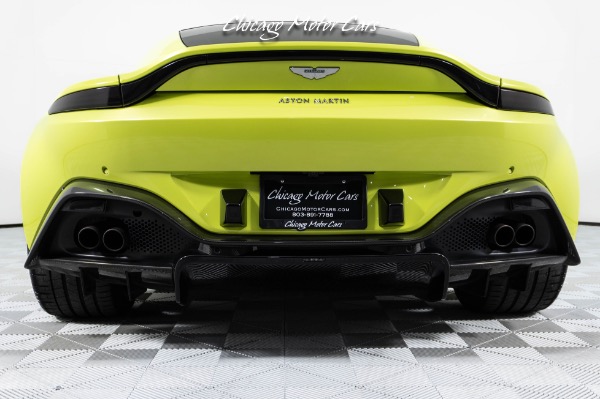 Used-2019-Aston-Martin-Vantage-AML-Lime-Essence-Paint-Carbon-Fiber-Pack-Sports-Plus-Loaded