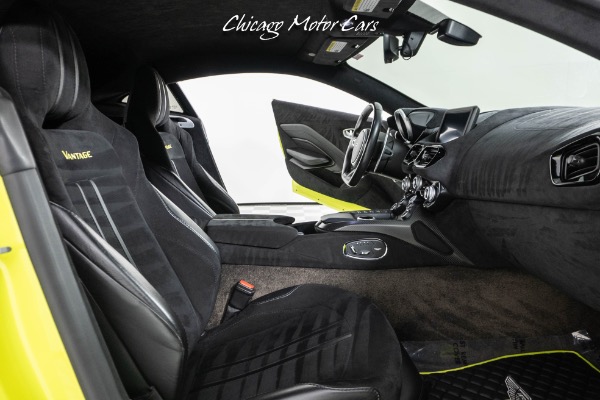 Used-2019-Aston-Martin-Vantage-AML-Lime-Essence-Paint-Carbon-Fiber-Pack-Sports-Plus-Loaded