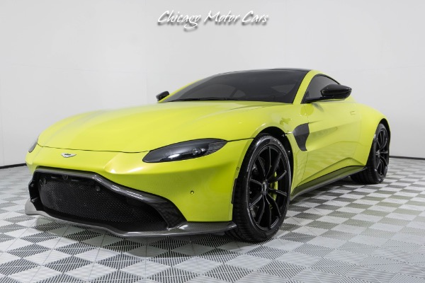 Used-2019-Aston-Martin-Vantage-AML-Lime-Essence-Paint-Carbon-Fiber-Pack-Sports-Plus-Loaded