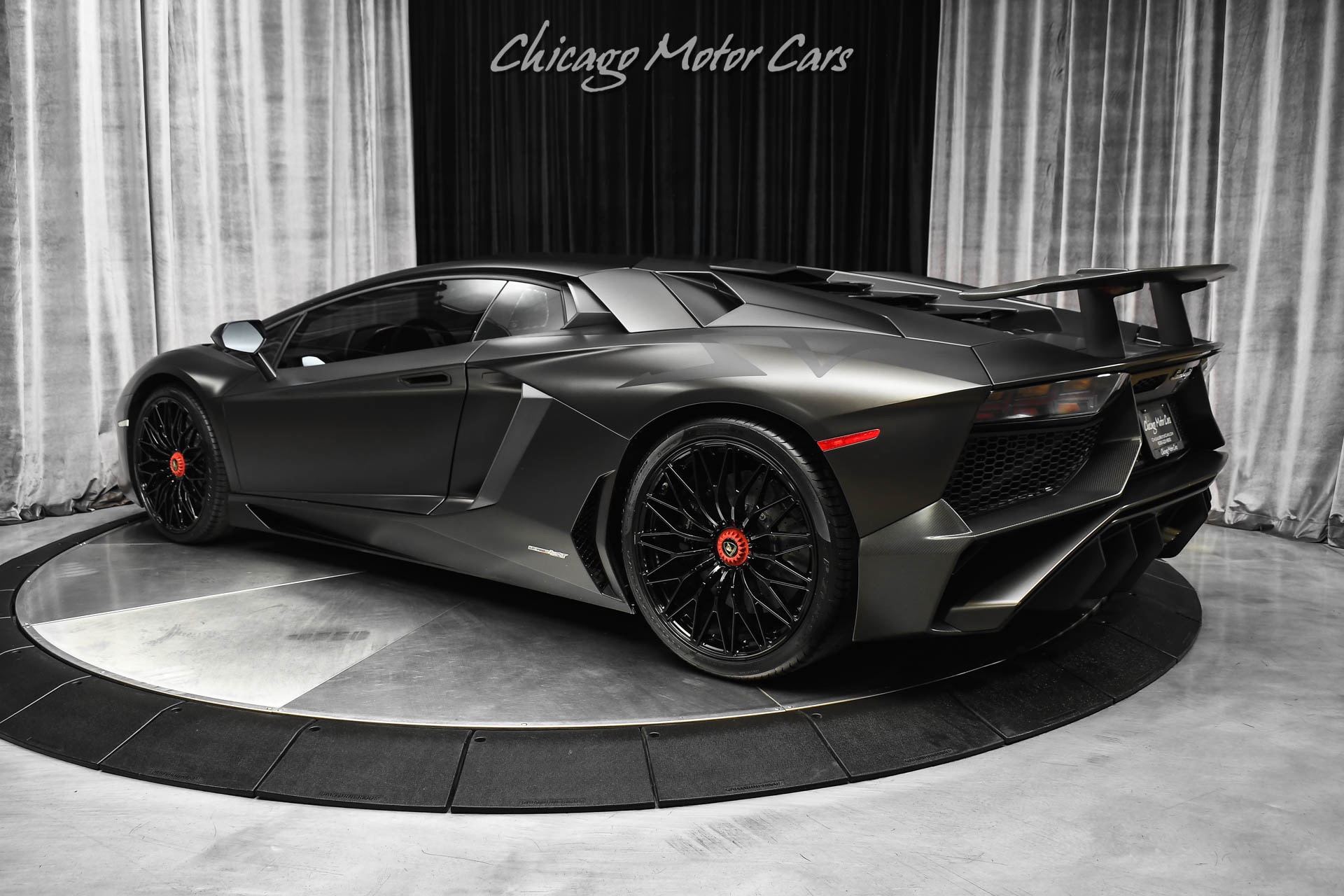 Used-2016-Lamborghini-Aventador-SV-Coupe-LP750-4-Factory-Matte-Black-MSRP-540k-Serviced-Capristo-Exhaust