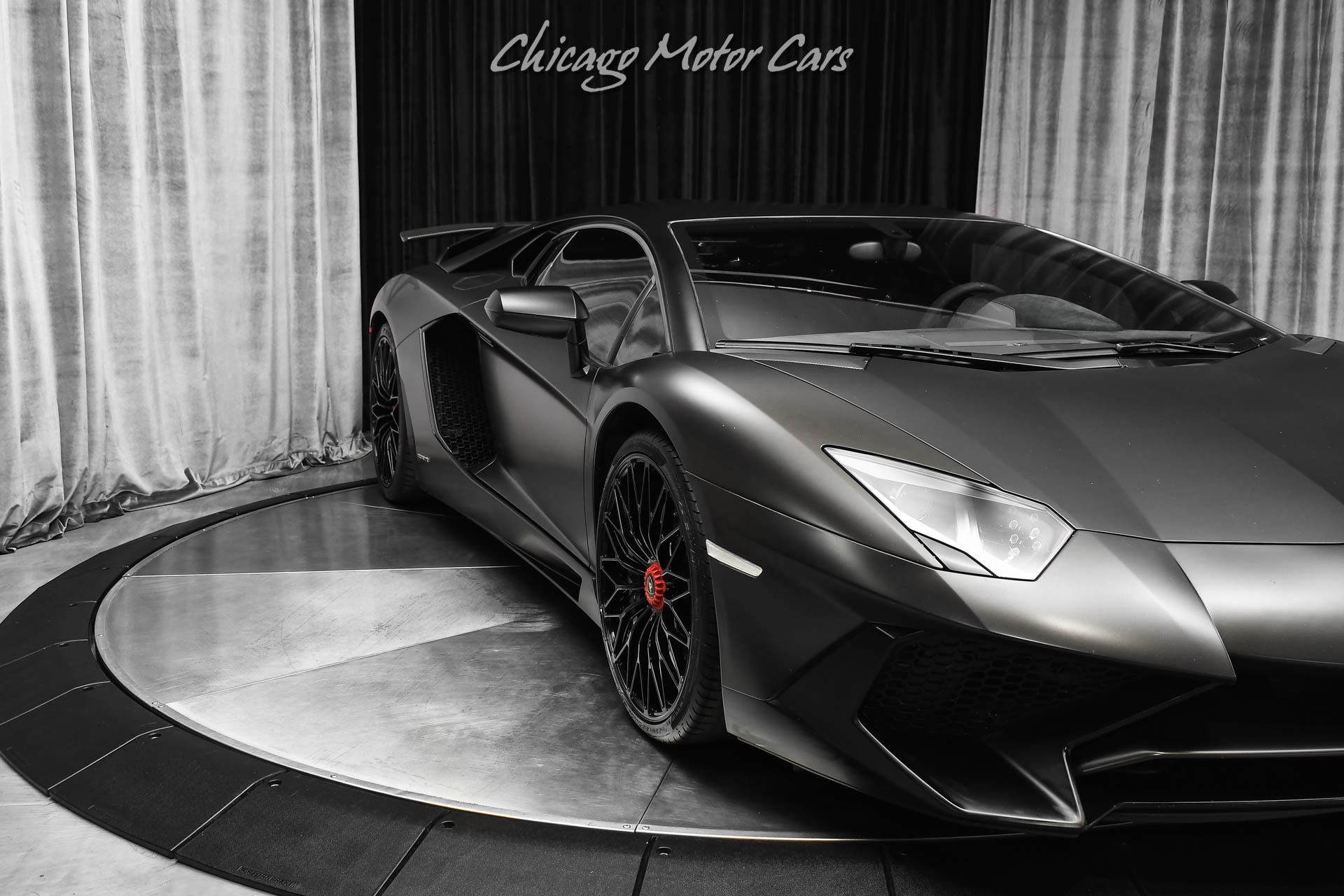 Used-2016-Lamborghini-Aventador-SV-Coupe-LP750-4-Factory-Matte-Black-MSRP-540k-Serviced-Capristo-Exhaust