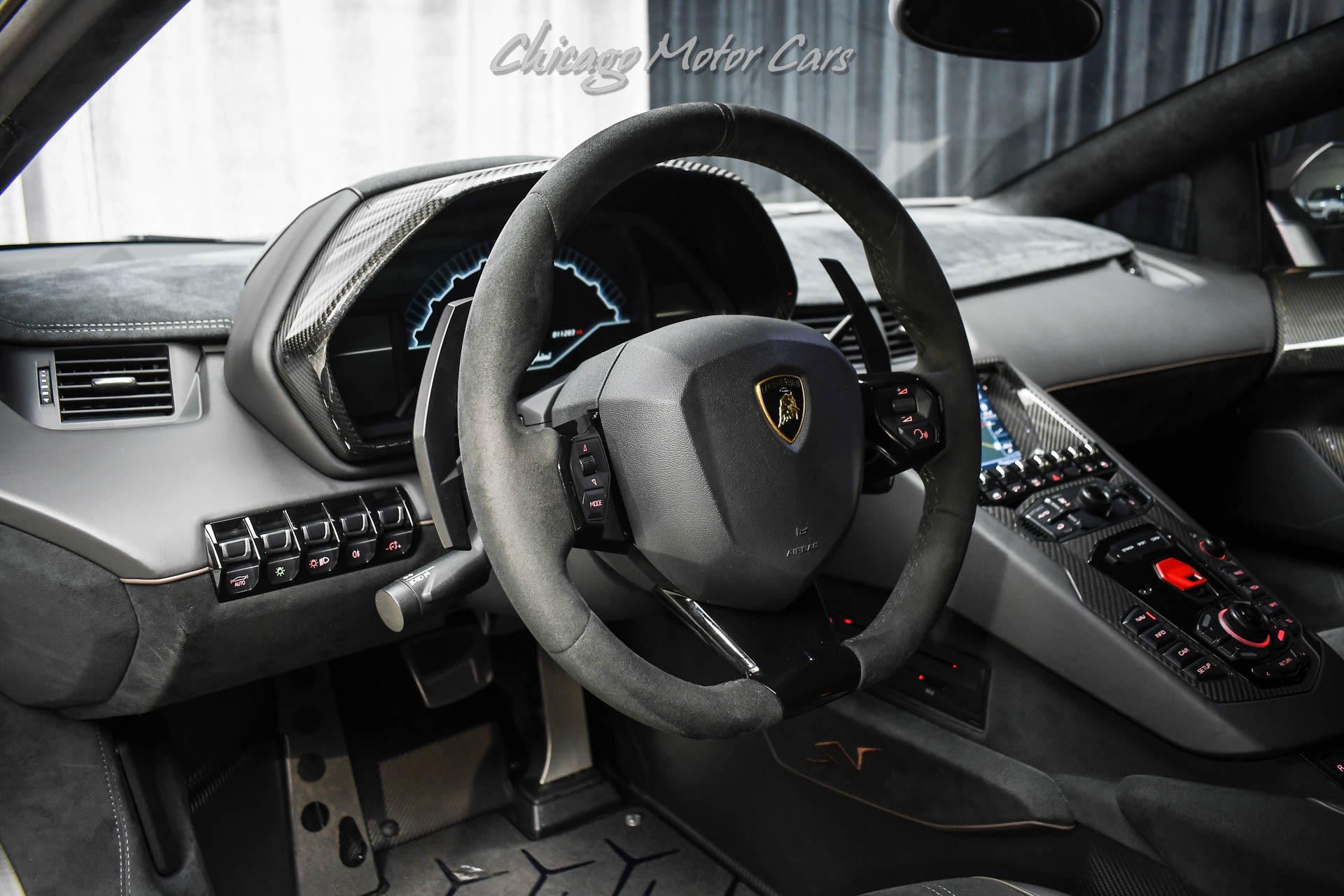 Used-2016-Lamborghini-Aventador-SV-Coupe-LP750-4-Factory-Matte-Black-MSRP-540k-Serviced-Capristo-Exhaust