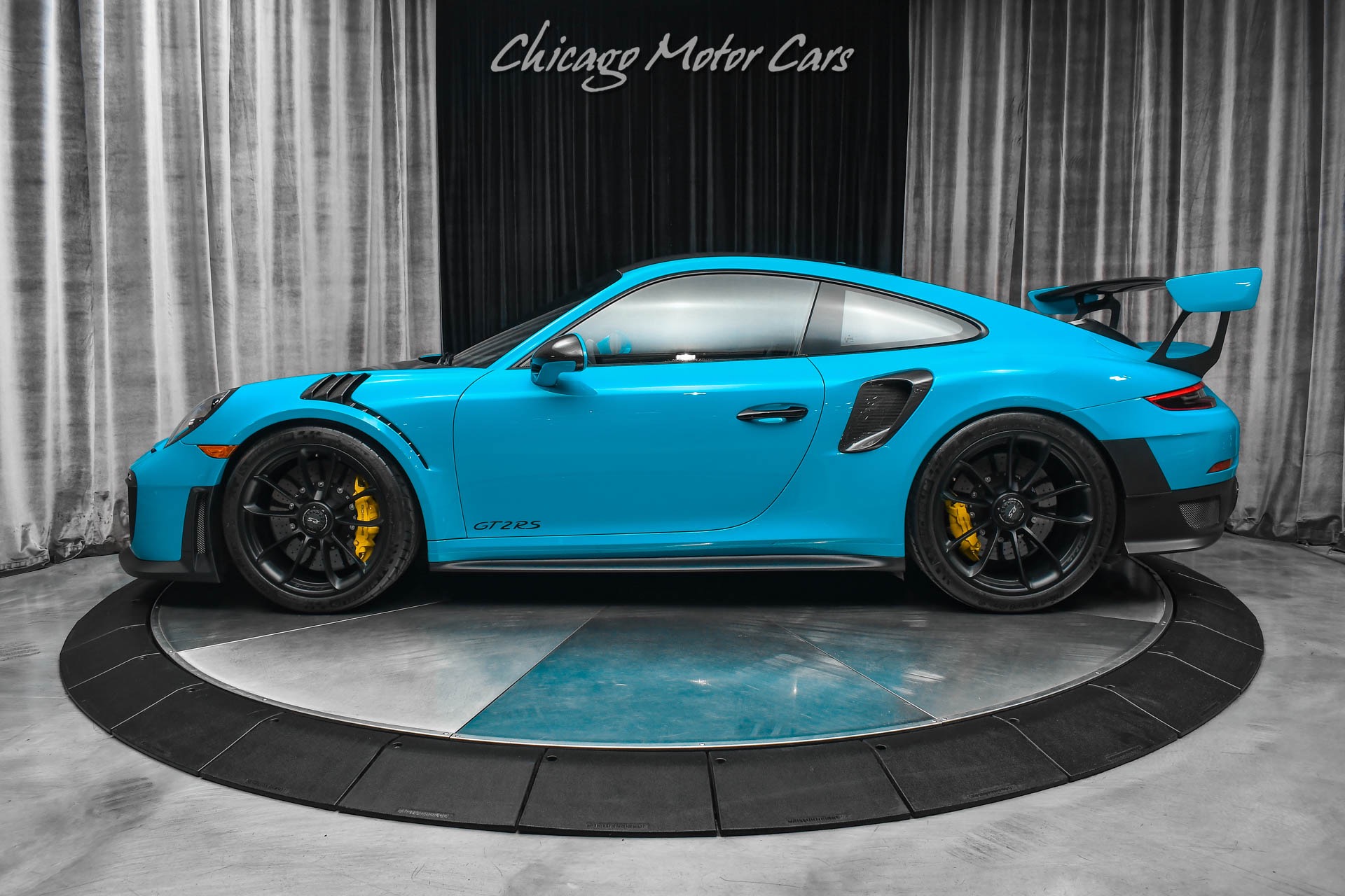 Used-2019-Porsche-911-GT2-RS-Weissach-Package-Lift-Miami-Blue-Only-4k-Miles-LOADED-MSRP-382295