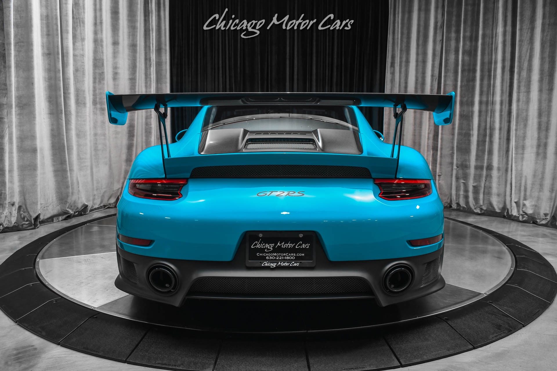 Used-2019-Porsche-911-GT2-RS-Weissach-Package-Lift-Miami-Blue-Only-4k-Miles-LOADED-MSRP-382295