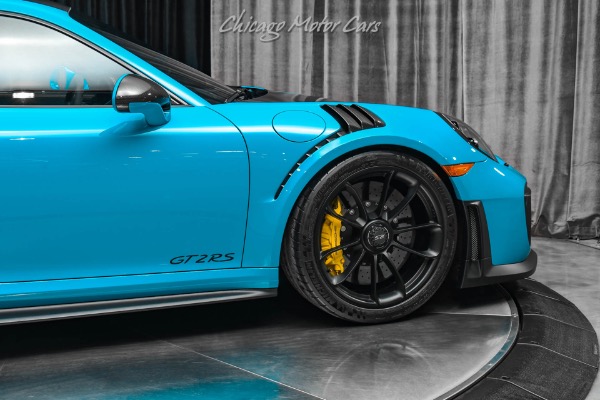 Used-2019-Porsche-911-GT2-RS-Weissach-Package-Lift-Miami-Blue-Only-4k-Miles-LOADED-MSRP-382295