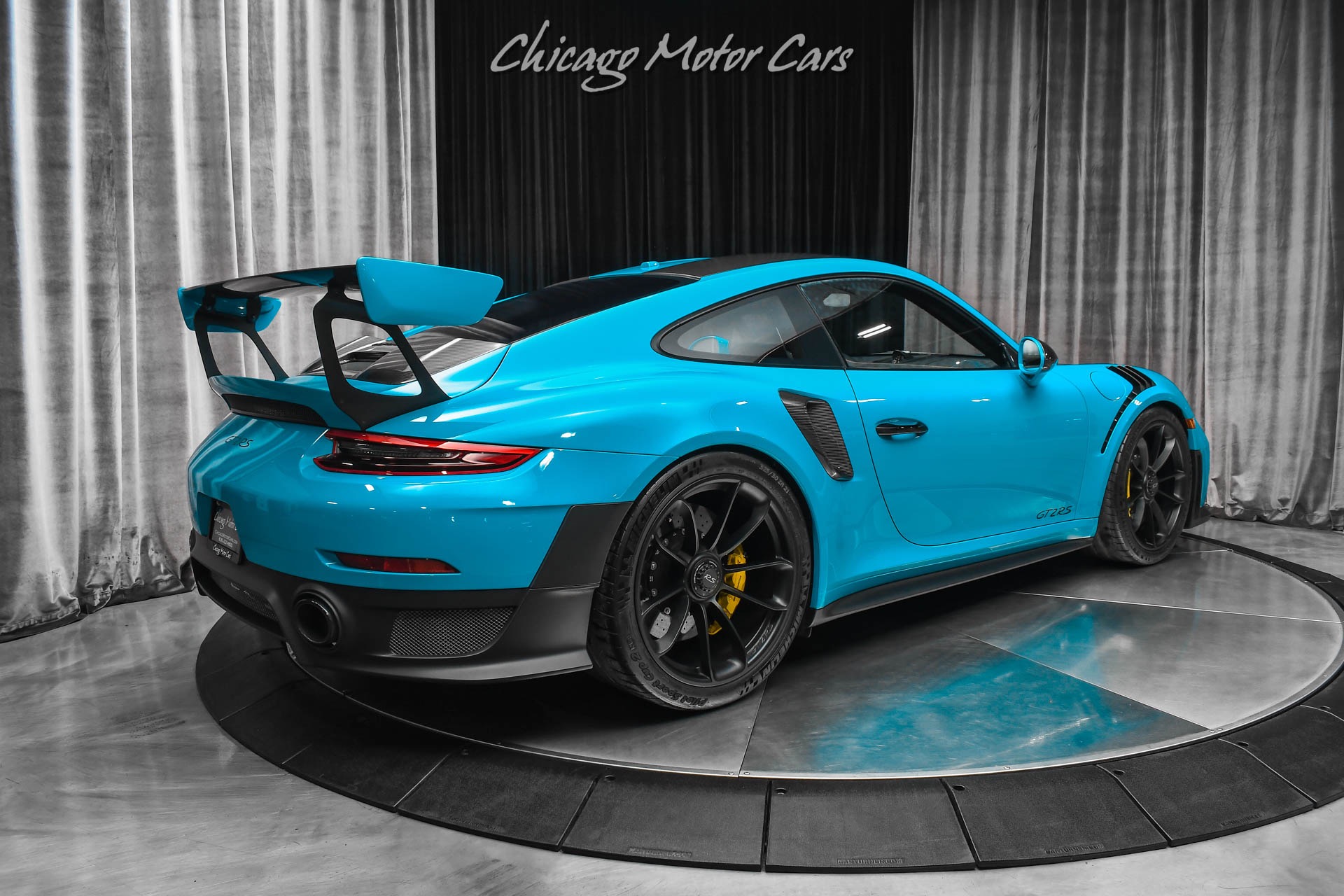 Used-2019-Porsche-911-GT2-RS-Weissach-Package-Lift-Miami-Blue-Only-4k-Miles-LOADED-MSRP-382295