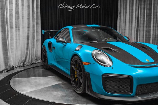 Used-2019-Porsche-911-GT2-RS-Weissach-Package-Lift-Miami-Blue-Only-4k-Miles-LOADED-MSRP-382295