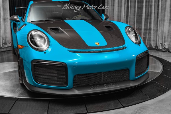 Used-2019-Porsche-911-GT2-RS-Weissach-Package-Lift-Miami-Blue-Only-4k-Miles-LOADED-MSRP-382295