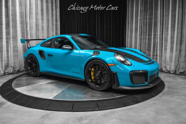 Used-2019-Porsche-911-GT2-RS-Weissach-Package-Lift-Miami-Blue-Only-4k-Miles-LOADED-MSRP-382295