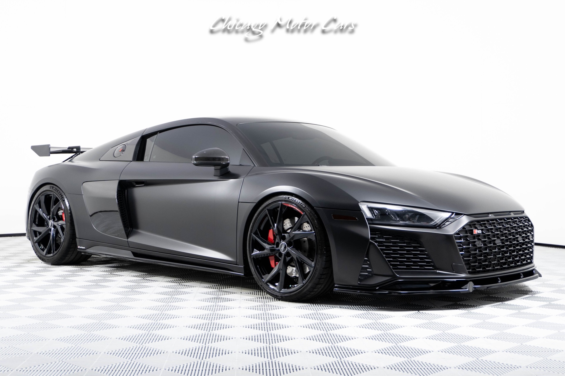 Used-2022-Audi-R8-52-V10-Performance-Sinister-Spec-Premium-Package-Carbon-GT-Style-Spoiler