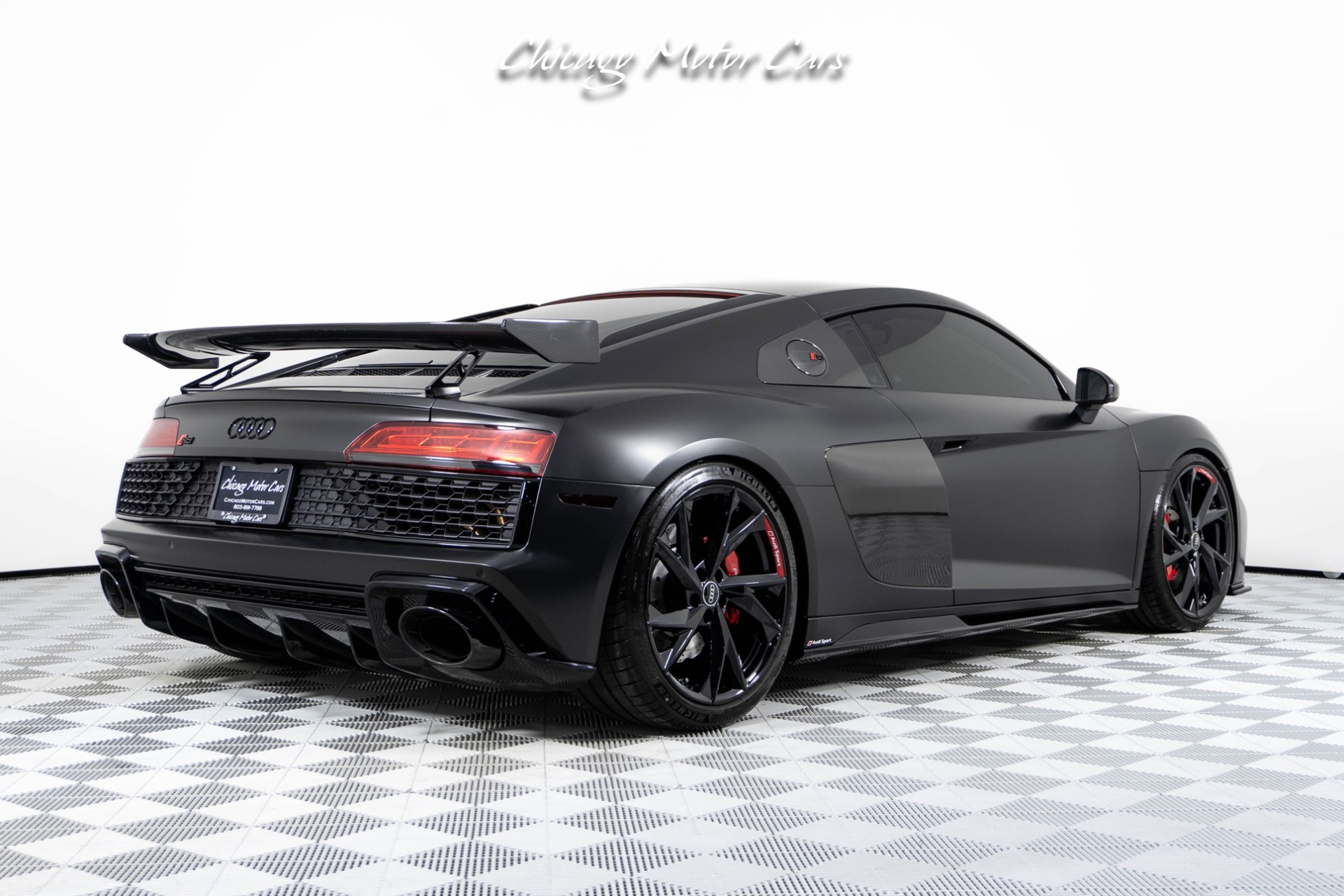 Used-2022-Audi-R8-52-V10-Performance-Sinister-Spec-Premium-Package-Carbon-GT-Style-Spoiler