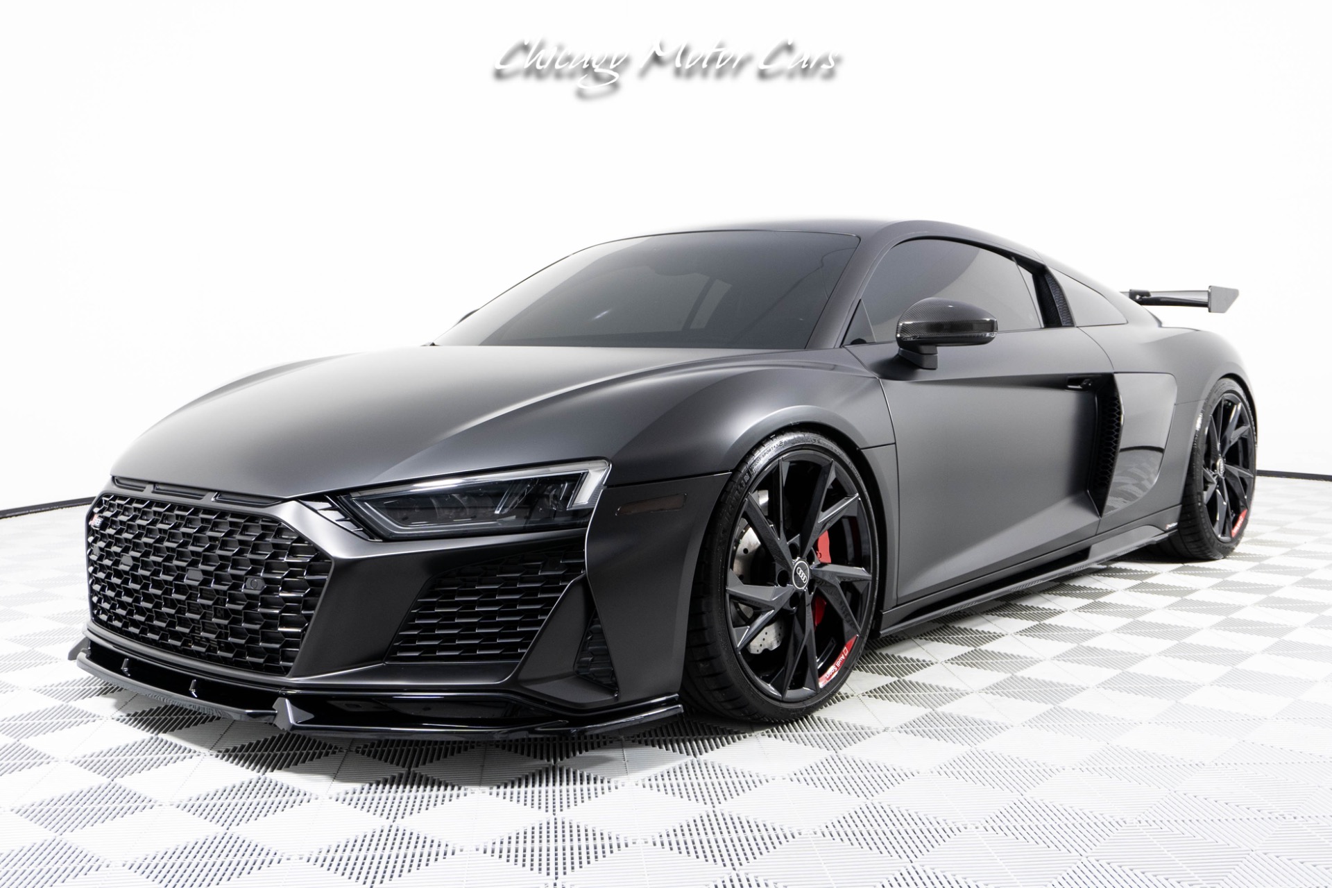 Used-2022-Audi-R8-52-V10-Performance-Sinister-Spec-Premium-Package-Carbon-GT-Style-Spoiler