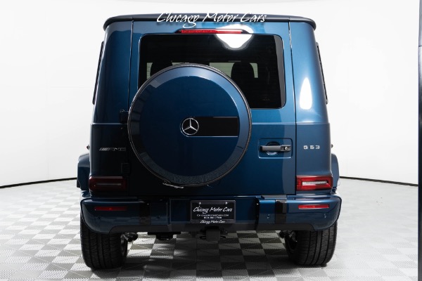 Used-2024-Mercedes-Benz-G-Class-G63-AMG-Only-54-Miles-Rare-Sea-Blue-Metallic-AMG-Night-Package-Carbon-Fiber-Trim