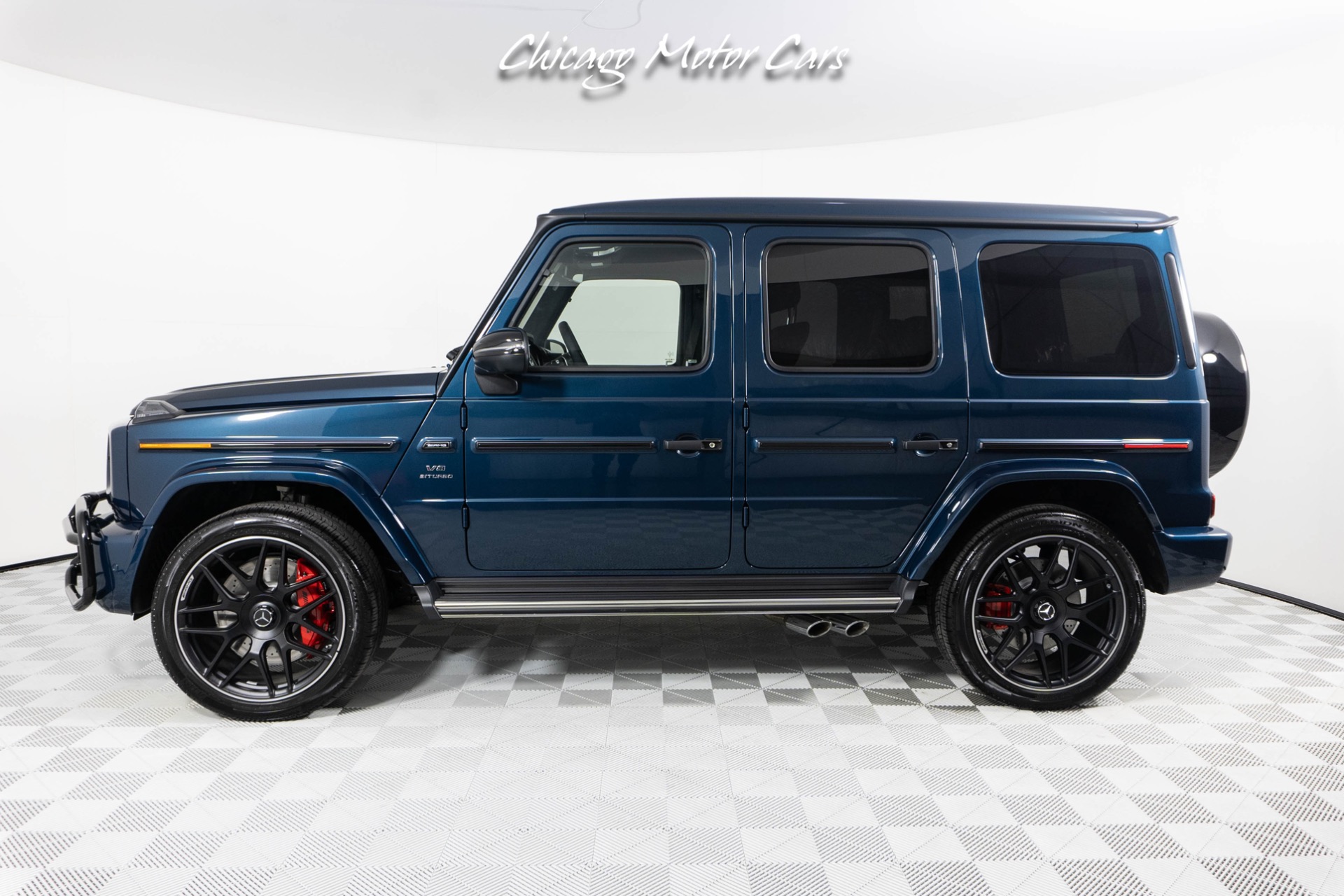 Used-2024-Mercedes-Benz-G-Class-G63-AMG-Only-54-Miles-Rare-Sea-Blue-Metallic-AMG-Night-Package-Carbon-Fiber-Trim