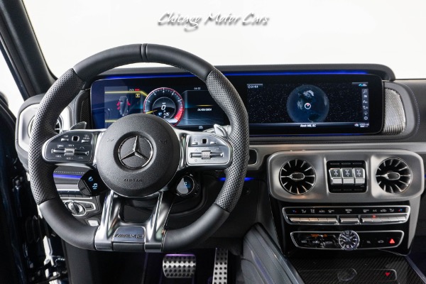 Used-2024-Mercedes-Benz-G-Class-G63-AMG-Only-54-Miles-Rare-Sea-Blue-Metallic-AMG-Night-Package-Carbon-Fiber-Trim