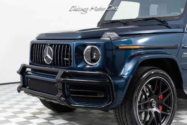 Used-2024-Mercedes-Benz-G-Class-G63-AMG-Only-54-Miles-Rare-Sea-Blue-Metallic-AMG-Night-Package-Carbon-Fiber-Trim