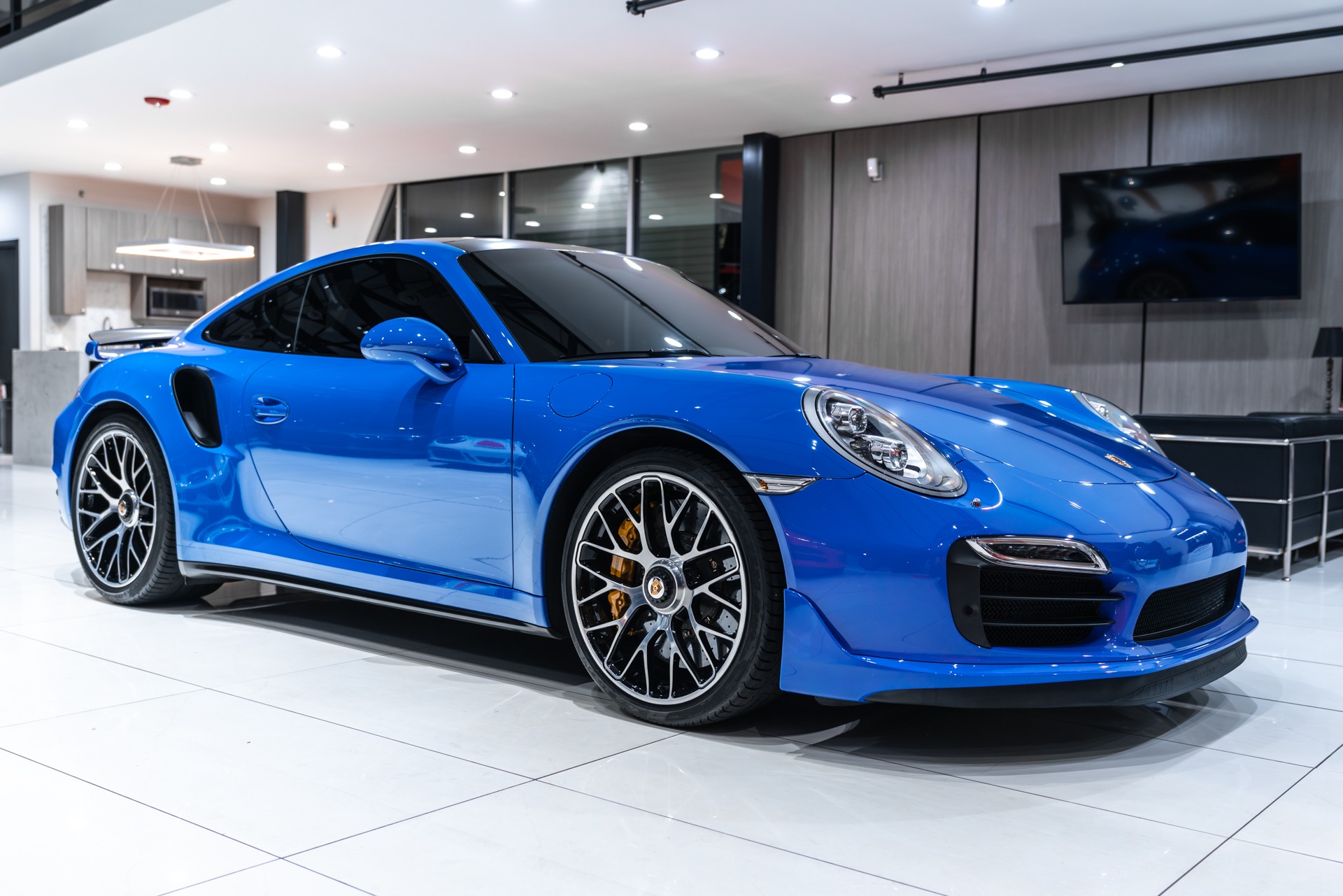 Used 2016 Porsche 911 Turbo S Coupe PTS Voodoo Blue! Aerokit! Premium ...