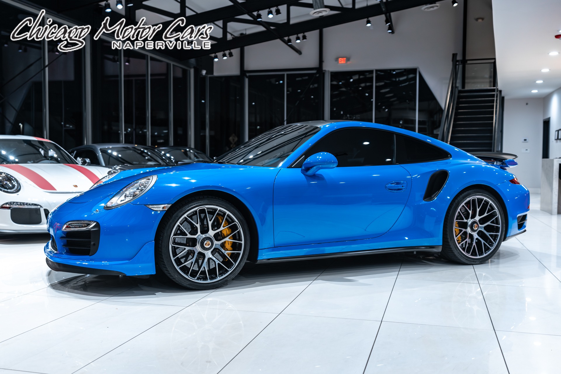 Used 2016 Porsche 911 Turbo S Coupe PTS Voodoo Blue! Aerokit! Premium ...