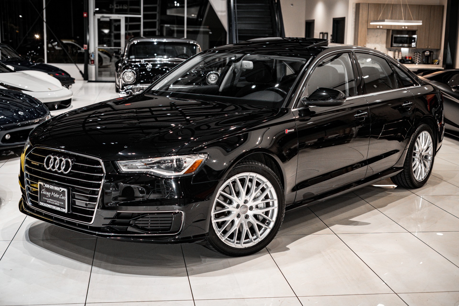 audi black a6