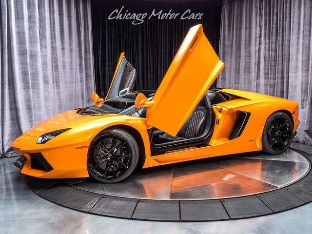 The Lamborghini Aventador LP700-4 Roadster