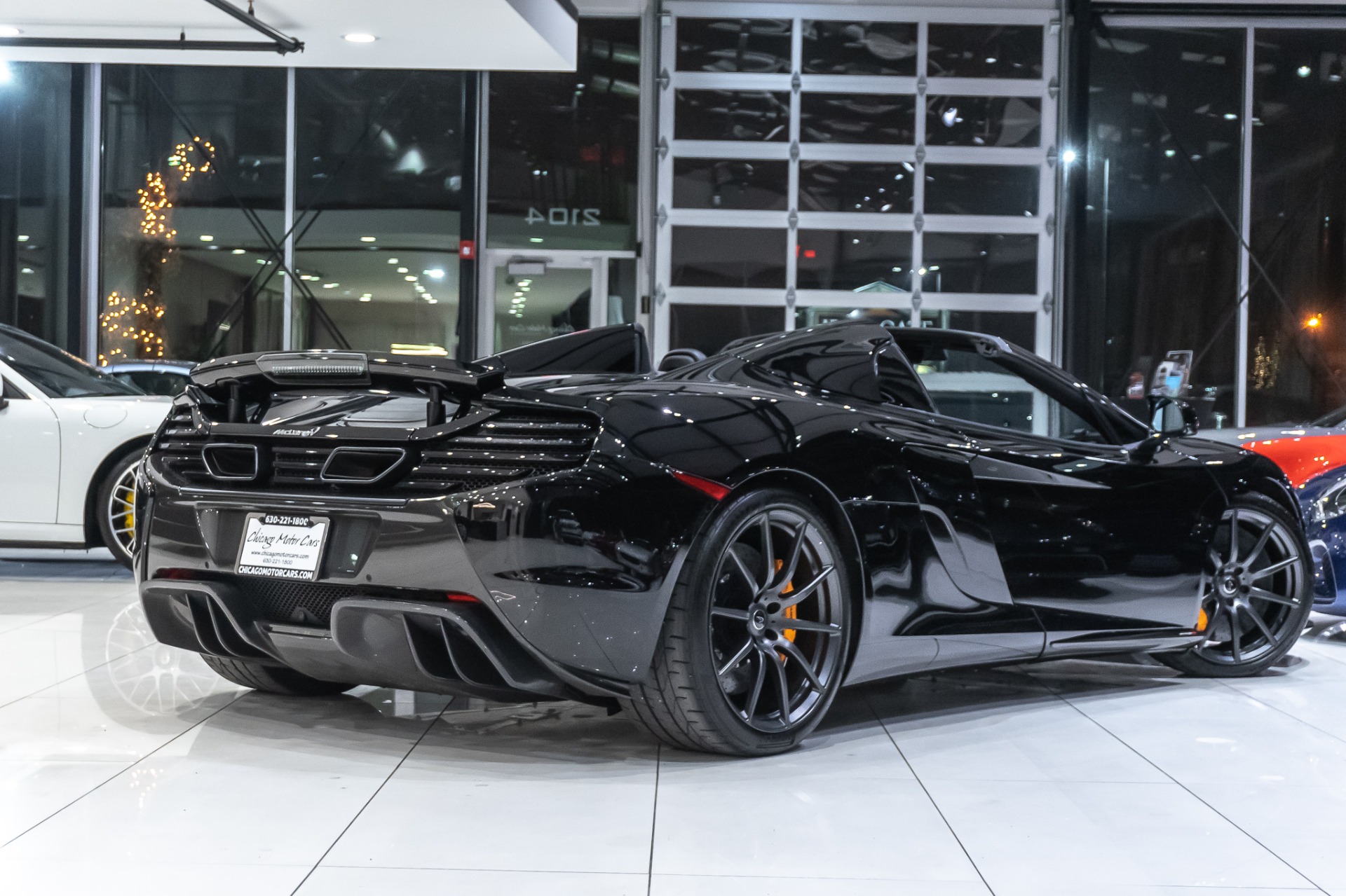 used 2015 mclaren 650s spider msrp 340 425 carbon fiber loaded for sale special pricing chicago motor cars stock 14847b used 2015 mclaren 650s spider msrp 340