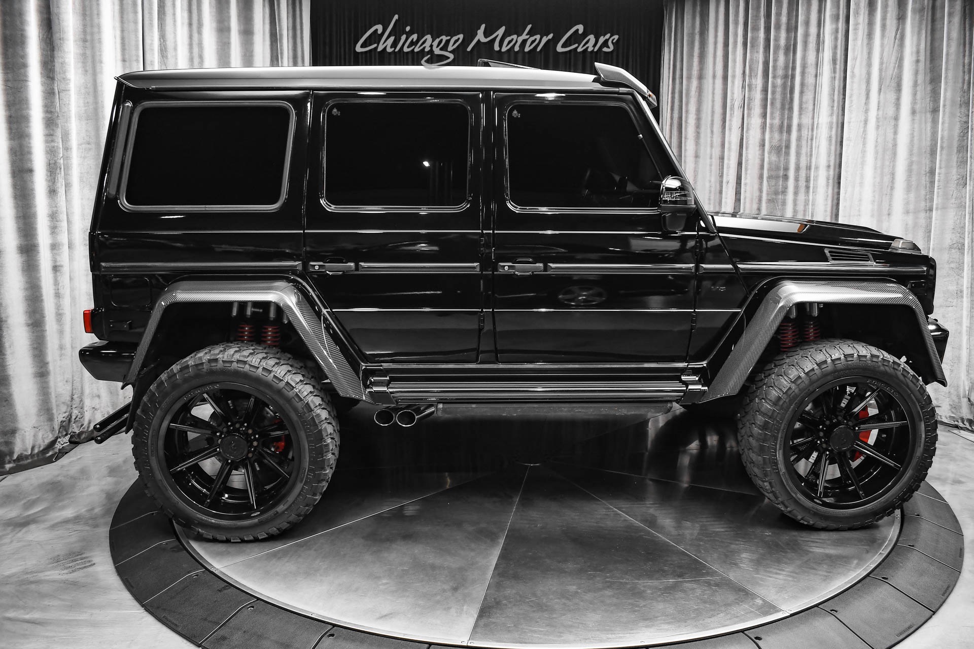 Used-2017-Mercedes-Benz-G550-4x4-Squared-SUV-Black-on-Black-Upgraded-Wheels-1-of-ONLY-300-Made-in-US-RARE