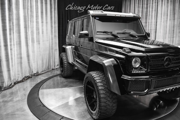 Used-2017-Mercedes-Benz-G550-4x4-Squared-SUV-Black-on-Black-Upgraded-Wheels-1-of-ONLY-300-Made-in-US-RARE