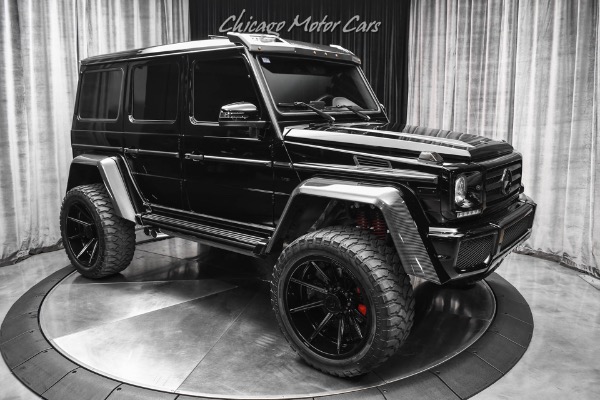 Used-2017-Mercedes-Benz-G550-4x4-Squared-SUV-Black-on-Black-Upgraded-Wheels-1-of-ONLY-300-Made-in-US-RARE